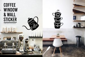 Coffee Window & Wall Sticker