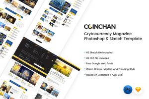 Coinchan – Crytocurrency Magazine Template