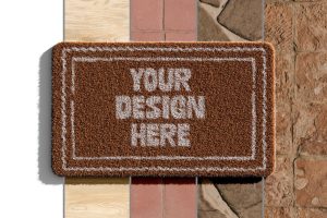 Coir Doormat mockup