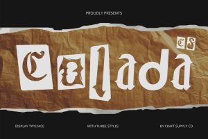 Colada – Collage Font