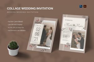 Collage – Wedding Invitation