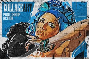 Collage Art Photoshop Action