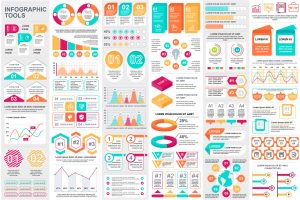 Collection Infographic Elements Template Graphics