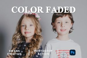 Color Faded Photoshop Action