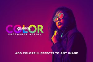 Color Gradient Photoshop Action