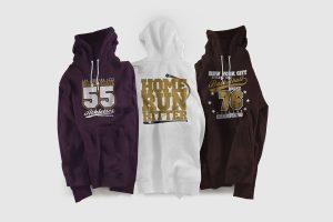 Color Hoodie Sweatshirt Mockup