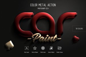 Color Metal – Photoshop Action