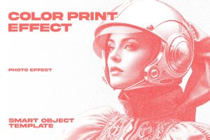 Color Print Photo Effect