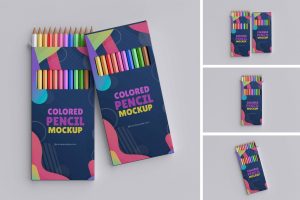 Colored Pencil Mockup
