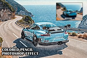 Colored Pencil Photo Effect