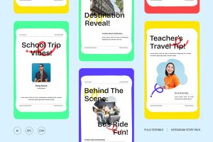 Colorful School Trip Instagram Story | 004