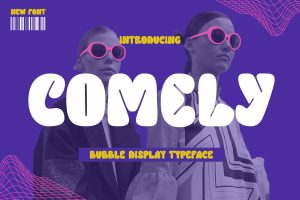 Comely – Bubble Display Font