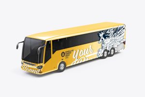 Comercial Bus Mockup