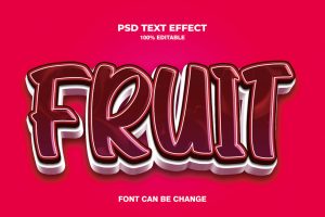Comic 3d text effect
