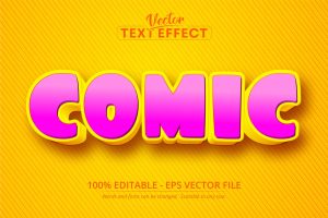 Comic – Editable Text Effect, Font Style