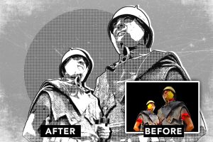 Comic Book Photo Effect