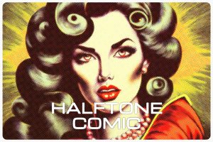 Comic Halftone Photoshop Action