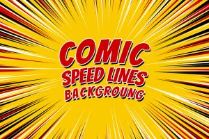 Comic Radial Explosion Speed Lines