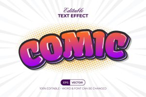 Comic Text Effect Style