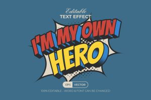 Comic Text Effect Style