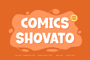 Comics Shovato – Paint & Chalk Font