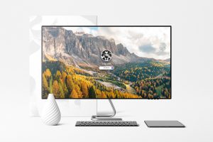 Computer Monitor Mockup