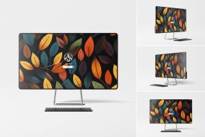 Computer Monitor Mockup