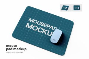 Computer Mouse Pad Mockup