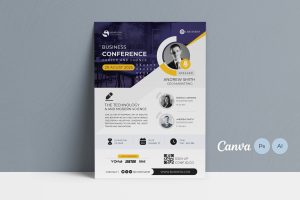 Conference / Webinar Flyer | Canva | Ai | PS