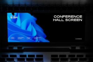 Conference Hall Presentation Mockup
