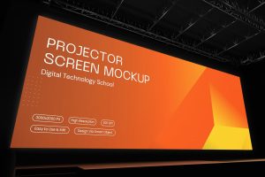 Conference Hall Presentation Mockup
