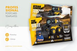 Construction Postcard Templates