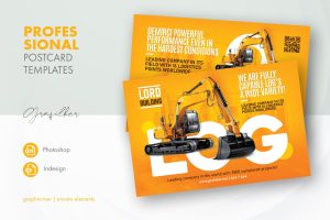 Construction Postcard Templates