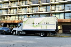 Container Truck Mockup