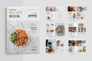 Cook Book Magazine Template