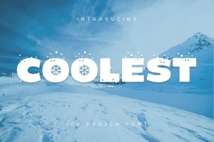 Coolest – Icy Frozen Font