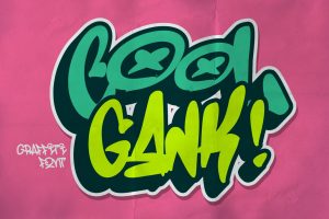Coolgank – Dynamic Graffiti Font