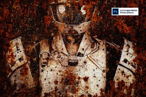 Corroded Metal Photo Effect