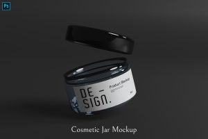 Cosmetic Jar Mockup