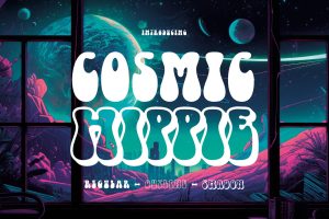 Cosmic Hippie – Groovy Font