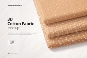 Cotton Fabric Mockup 01