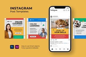 Course Instagram Post Template