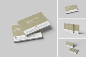 Cover Landscape Book Mockup