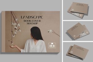 Cover Landscape Book Mockup