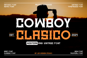 Cowboy Clasico – Western & Vintage Font