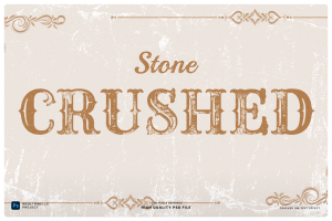 Cracked Ink Text Effect