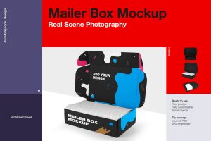 Craft Mailer Box Mockup