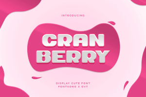 Cranberry – Display Cute Font