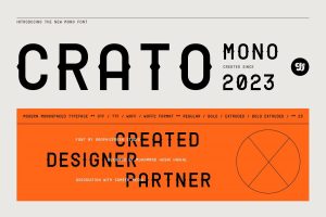 Crato Mono – Modern Monospaced Font