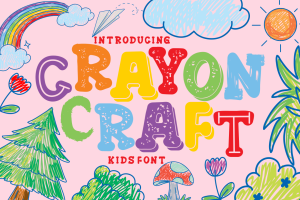 Crayon Craft – Kids Font